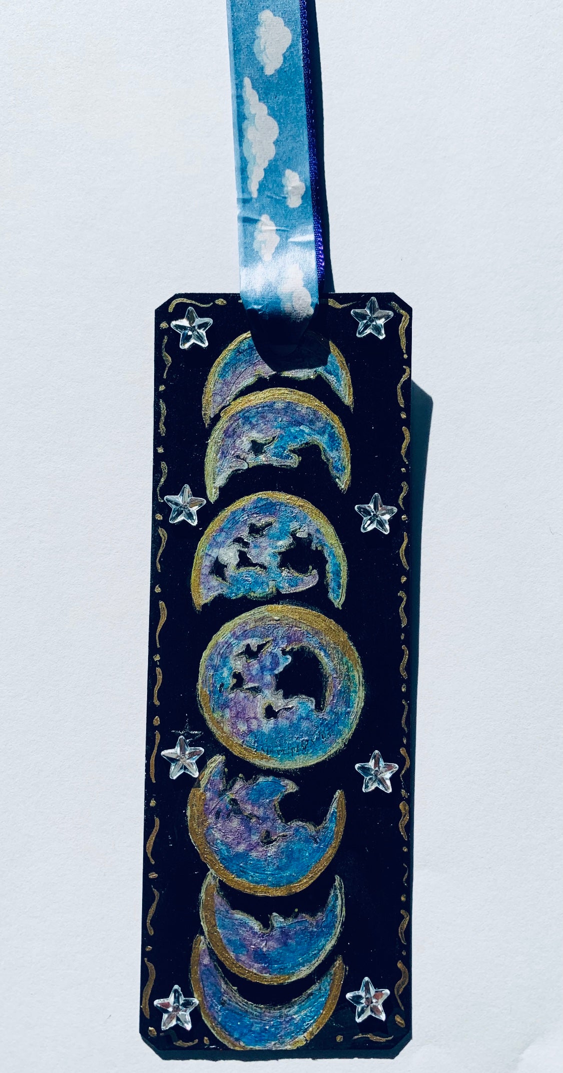 Moon Bookmark Painting