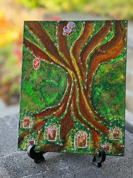 Which Way Home | Tree of Life | Painting 8x10 in on Canvas