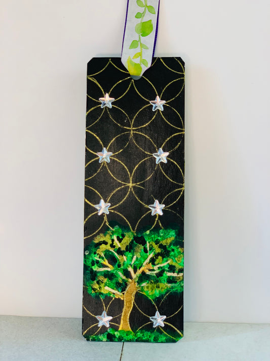 Tree Bookmark Painting